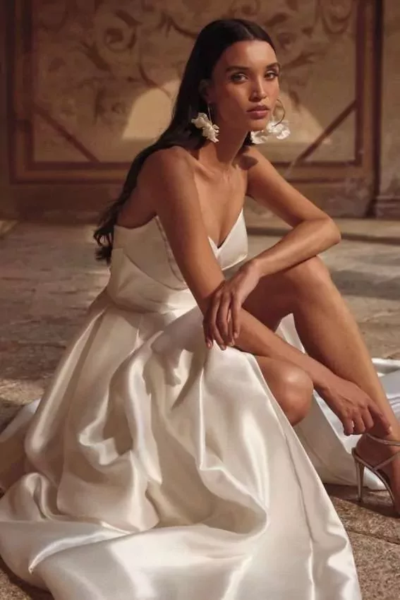 Standesamtkleid Brautmodengeschäft Turtel & Täubchen